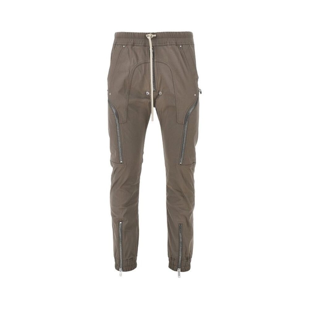 Rick Owens Men Stretch Cotton 'Heizer' Cargo Pants
